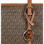 Michael Kors Jet Set Travel Small Logo Top-Zip Tote Bag (Brown)