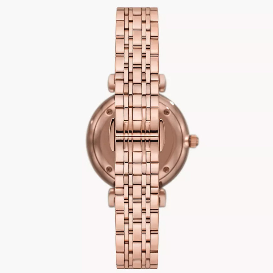 Emporio Armani Two-Hand Women's Watch - Rose Gold-Tone 32mm (AR11446)