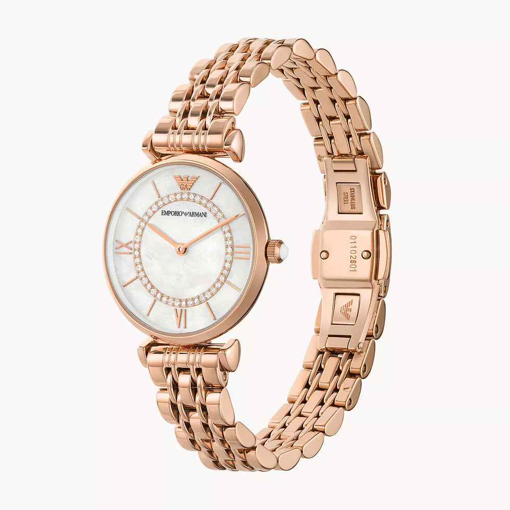 Emporio Armani Gianni Women's Watch - Rose Gold-Tone 32mm (AR1909)