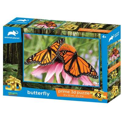 Animal Planet Monarch Butterfly 3D Puzzle (63 Pieces)