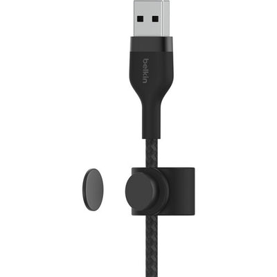 BELKIN BoostCharge Pro Flex USB-A to Lightning Cable - 3 Meters - Black - Black / Cables Lightning
