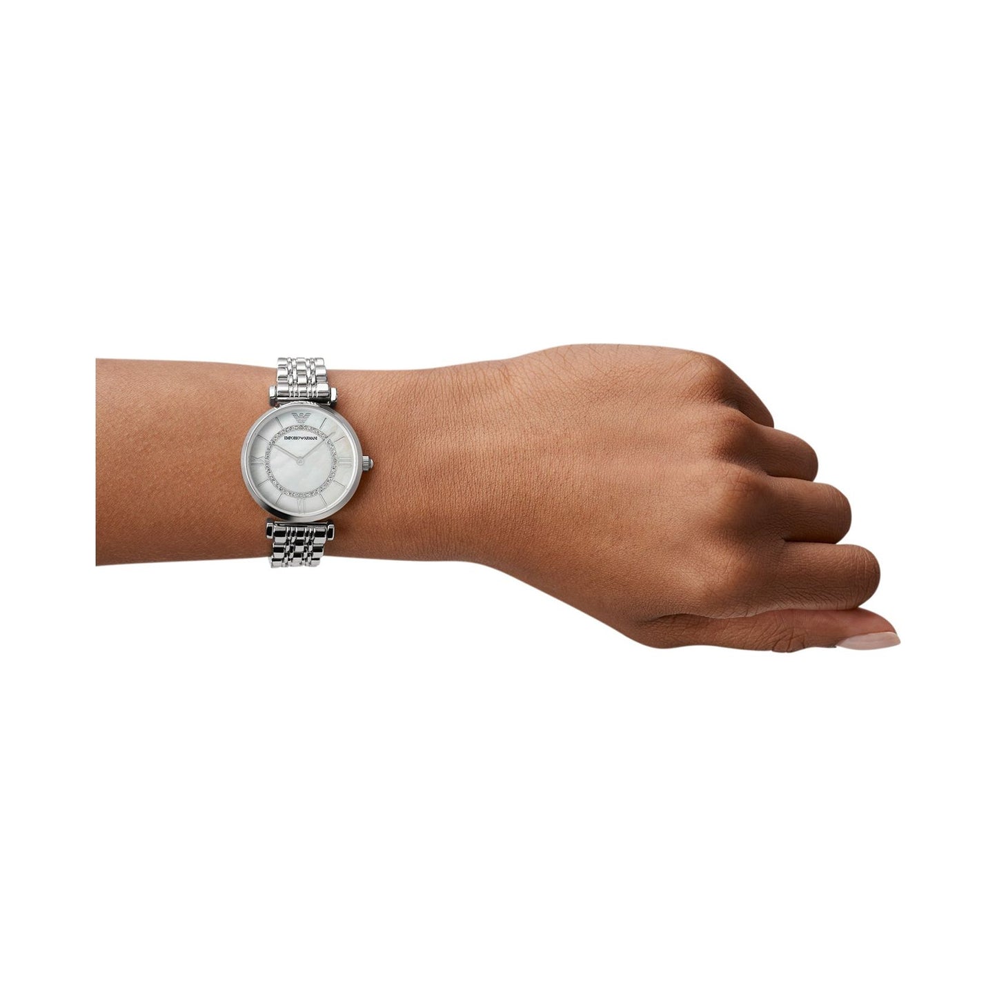 Emporio Armani Gianni Women's Watch - Silver 32mm (AR1908)