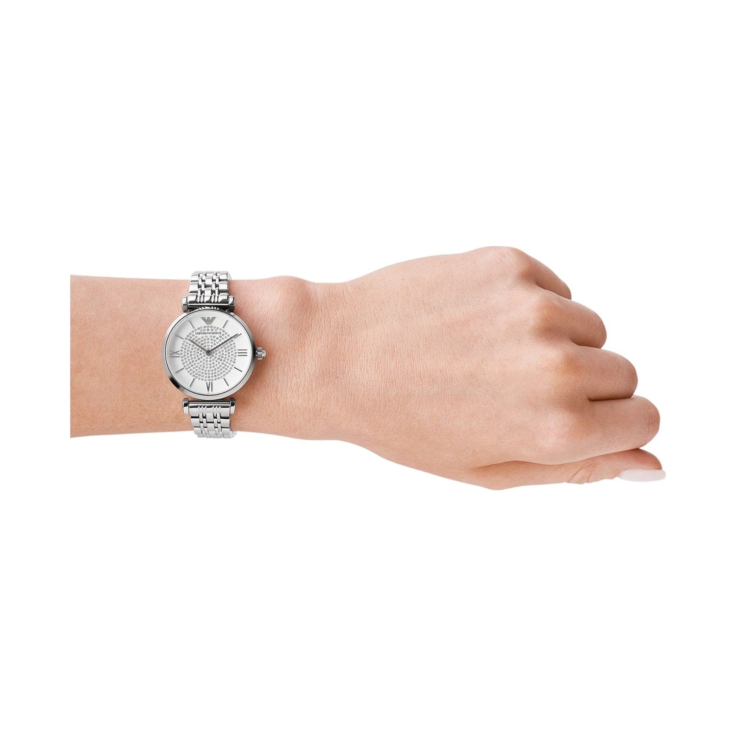 Emporio Armani Gianni Women's Watch - Silver 32mm (AR1925)