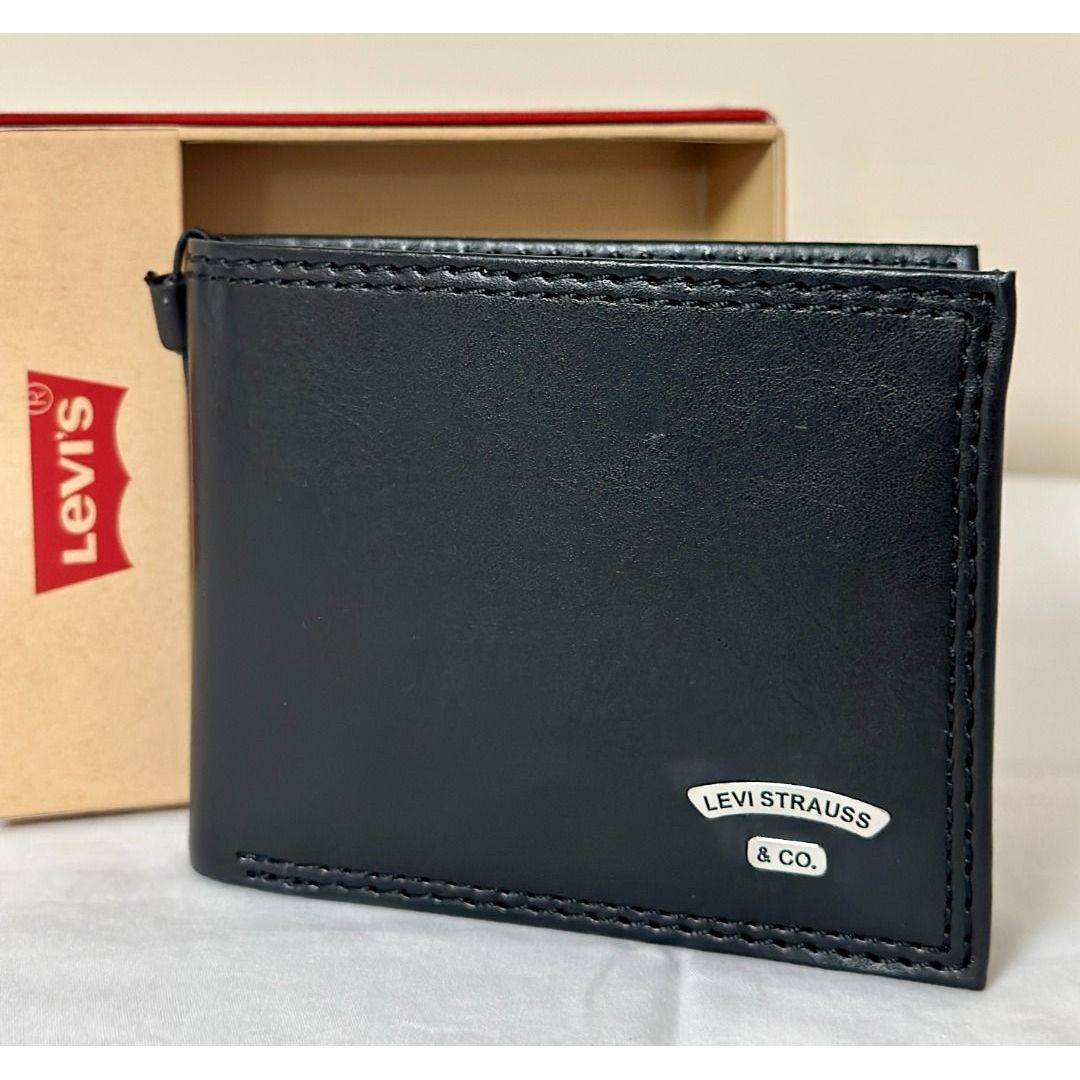 Levi's Bifold Men's Wallet (Black) Style 31LP220121 – Brandat Outlet