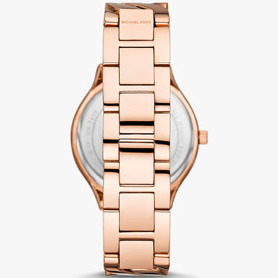 Michael Kors Women's Watch - Slim Runway Rose Gold-Tone Curb-Link (MK7473)