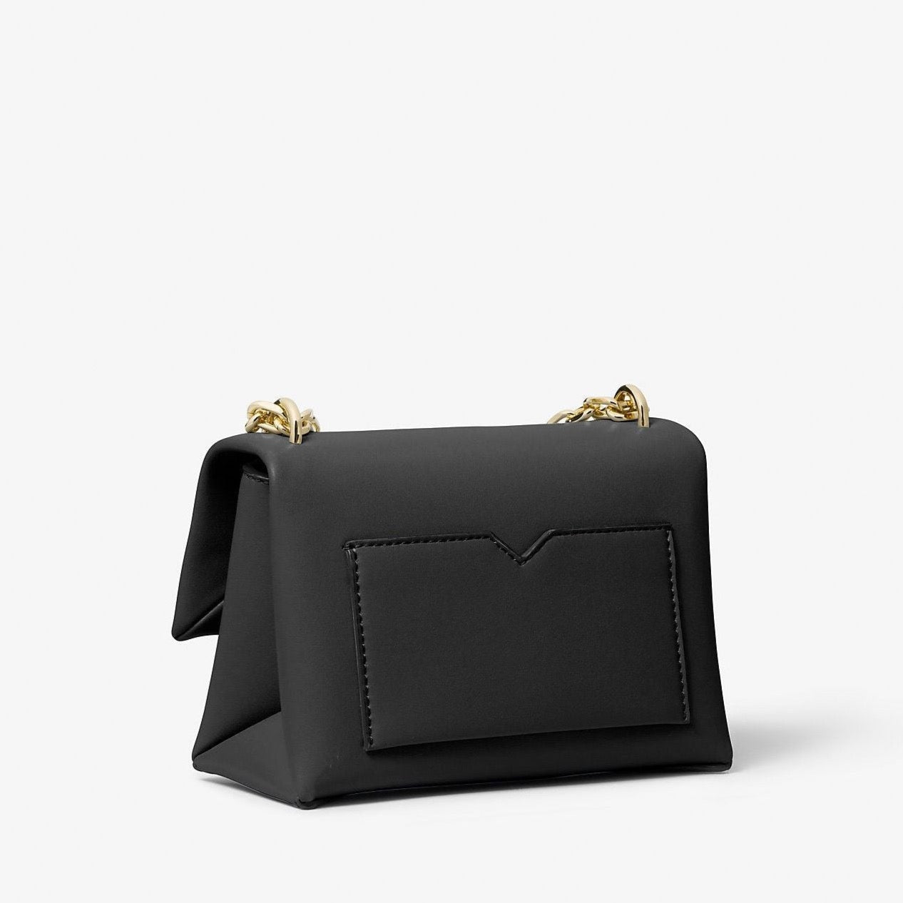 Michael Kors Cece Small Faux Leather Shoulder Bag (Black)