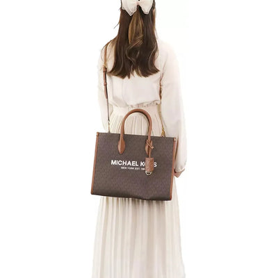Michael Kors Mirella Medium Tote Bag (Brown)