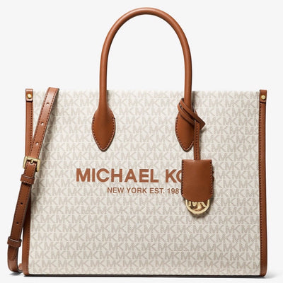 Michael Kors Mirella Medium Tote Bag (Vanilla)