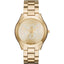 Michael Kors Women's Watch - Slim Runway Logo Gold (MK3590)