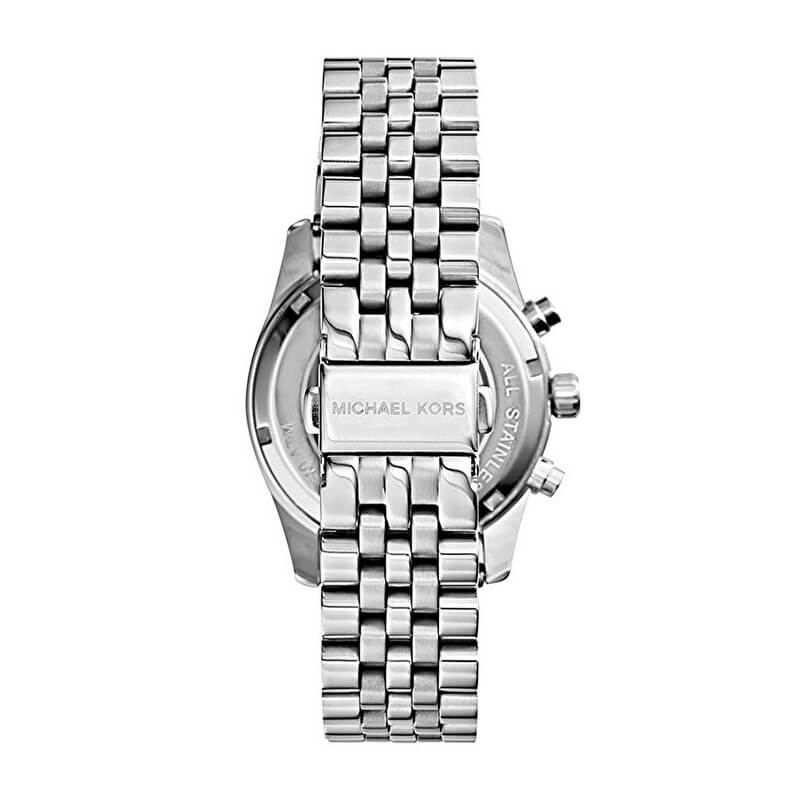 Michael Kors Women's Watch - Vintage Classic Lexington Quartz Stainless Steel Silver Dial 38mm (MK5555)