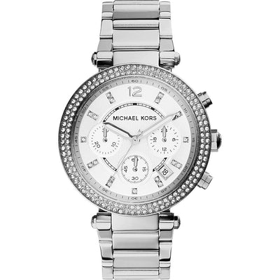 Michael Kors Women's Watch - Stainless Steel and Pavé Crystal 39mm (MK5353)