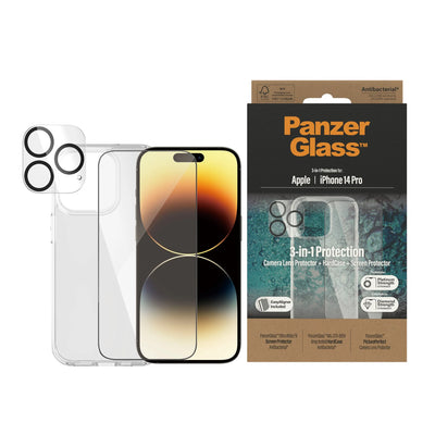 PANZERGLASS™ 3-IN-1 PROTECTION PACK APPLE IPHONE 14 PRO