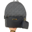 Tommy Hilfiger Naomi II Dome Backpack with Pouch Square Monogram Jacquard