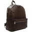 Steve Madden Mens Core Faux-Leather Dome Backpack , Brown