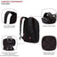 SwissGear 3573 Laptop Backpack (Black) (13" Laptop)