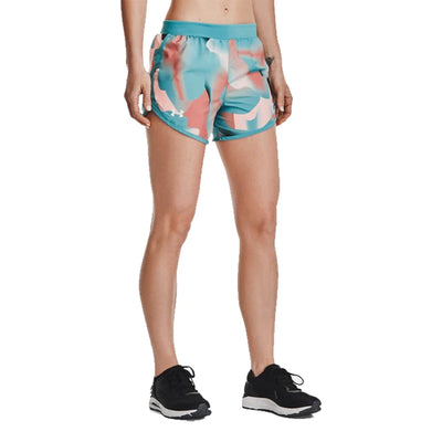 Under Armour Women's Short Fly by 2.0 Printed Blue (Size Small)