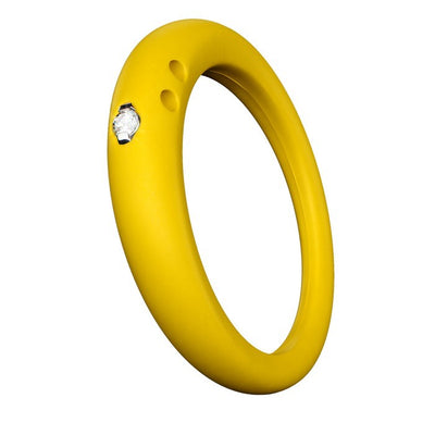 DUEPUNTI Women's ring - Yellow