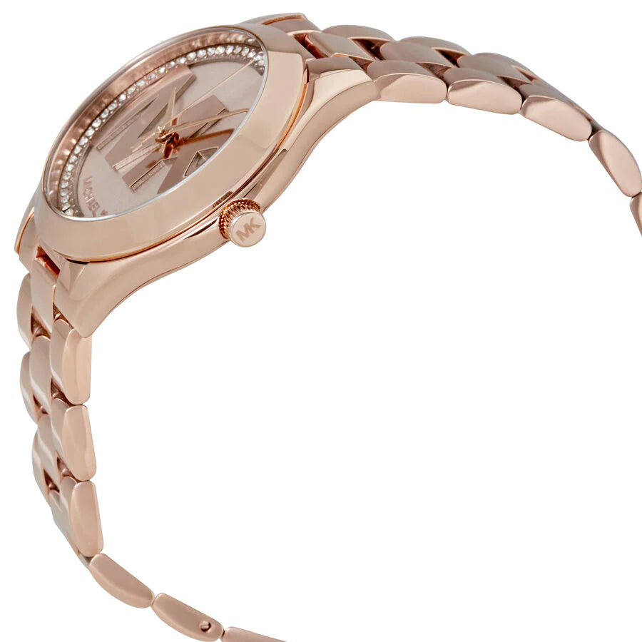 Michael Kors Women's Watch Mini Slim Runway Rose Gold 32mm (MK3549)