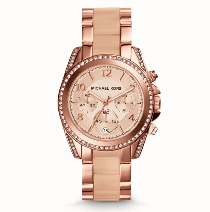 Michael Kors Women's Watch - Rose Gold-Tone Blair Glitz (MK5943)