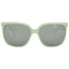 Porsche Design Light Olive/Silver Mirror Square Women's Sunglasses