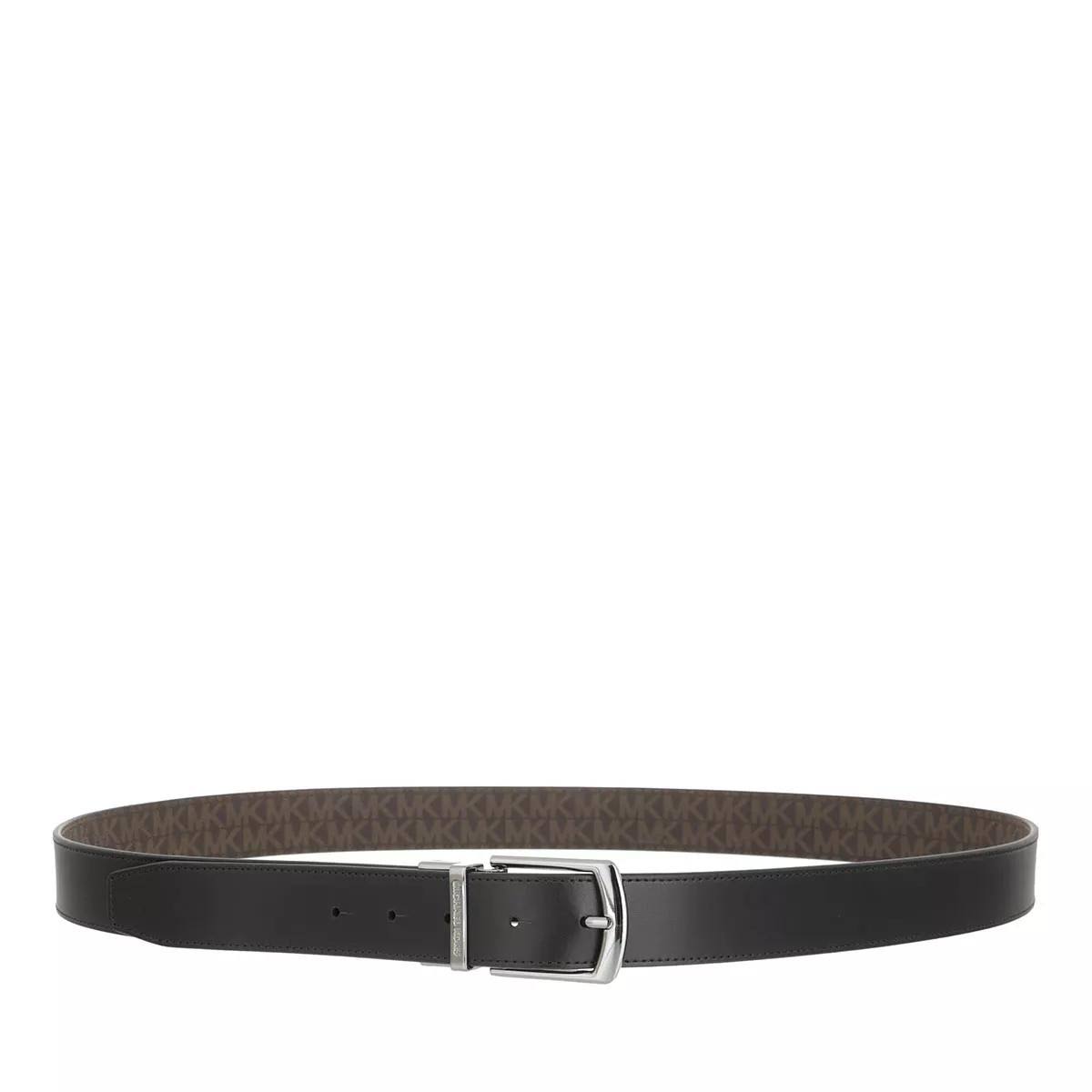 Michael Kors 4-in-1 Reversible Logo Belt Box Set Brown (Men)