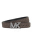 Michael Kors 4-in-1 Reversible Logo Belt Box Set Brown (Men)