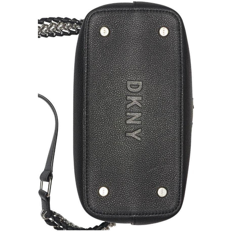 DKNY Leather Handbag - Irvington Bucket Bag (Black/Silver) - Brandat Outlet, Women's Handbags Outlet ,Handbags Online Outlet | Brands Outlet | Brandat Outlet | Designer Handbags Online |