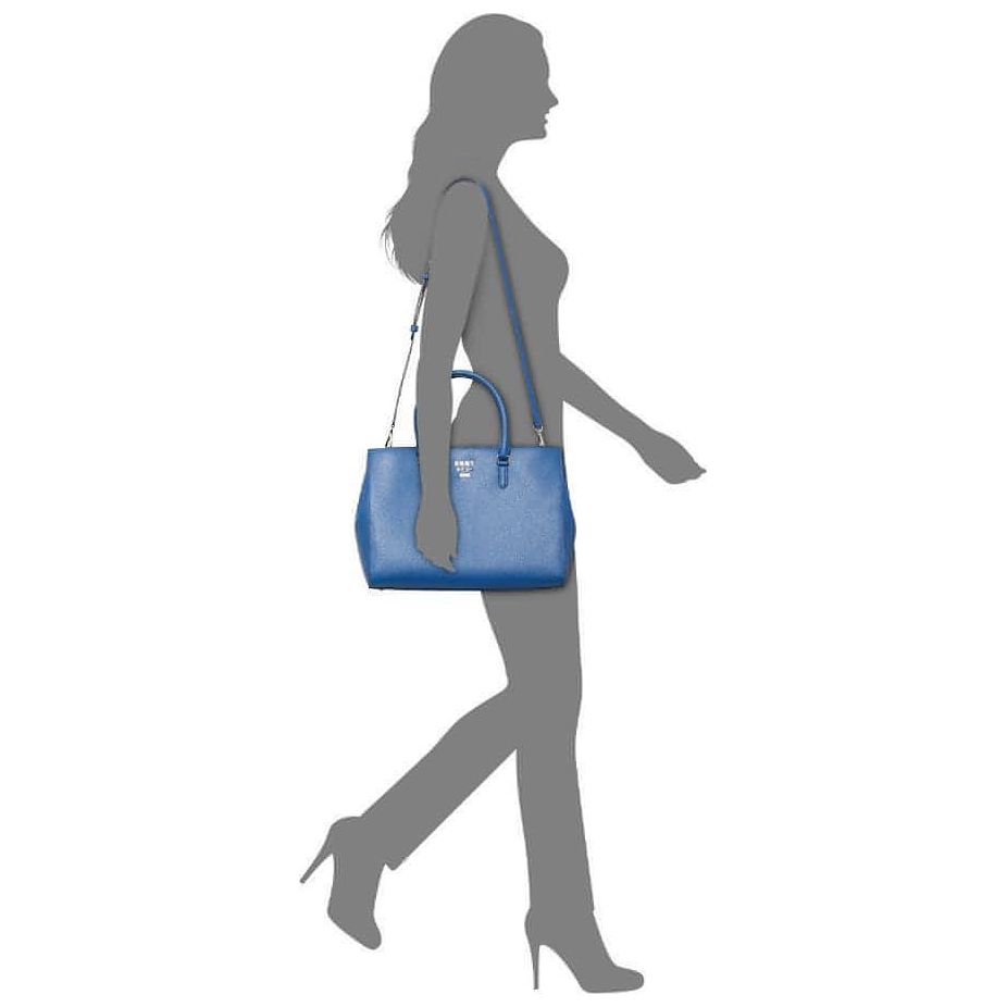 DKNY Whitney Leather Tote (Azure/Silver) - Brandat Outlet, Women's Handbags Outlet ,Handbags Online Outlet | Brands Outlet | Brandat Outlet | Designer Handbags Online |