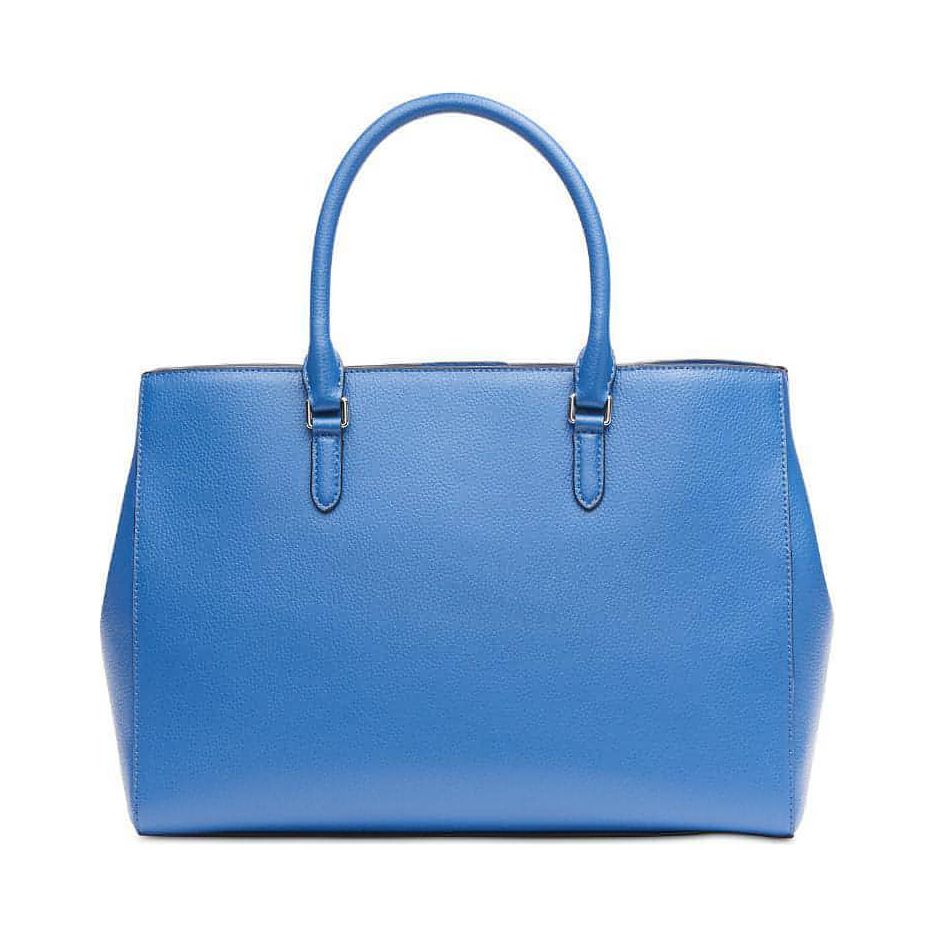 DKNY Whitney Leather Tote (Azure/Silver) - Brandat Outlet, Women's Handbags Outlet ,Handbags Online Outlet | Brands Outlet | Brandat Outlet | Designer Handbags Online |