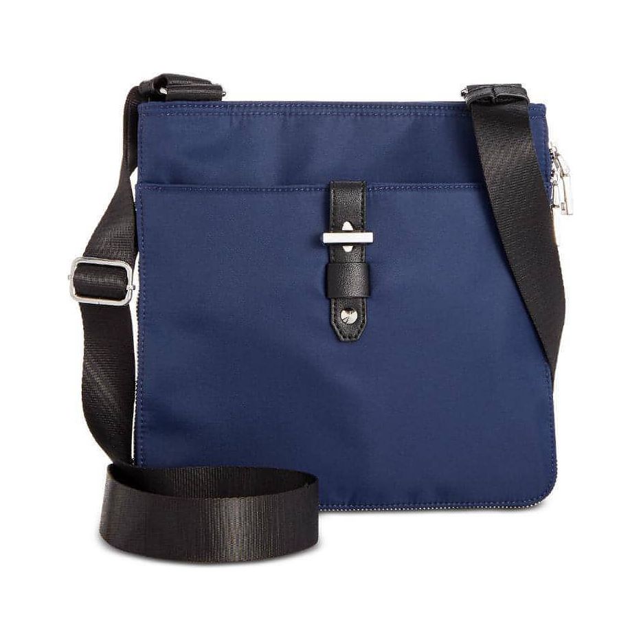 I.N.C. Alisa Nylon Crossbody (Navy/Silver) - Brandat Outlet, Women's Handbags Outlet ,Handbags Online Outlet | Brands Outlet | Brandat Outlet | Designer Handbags Online |