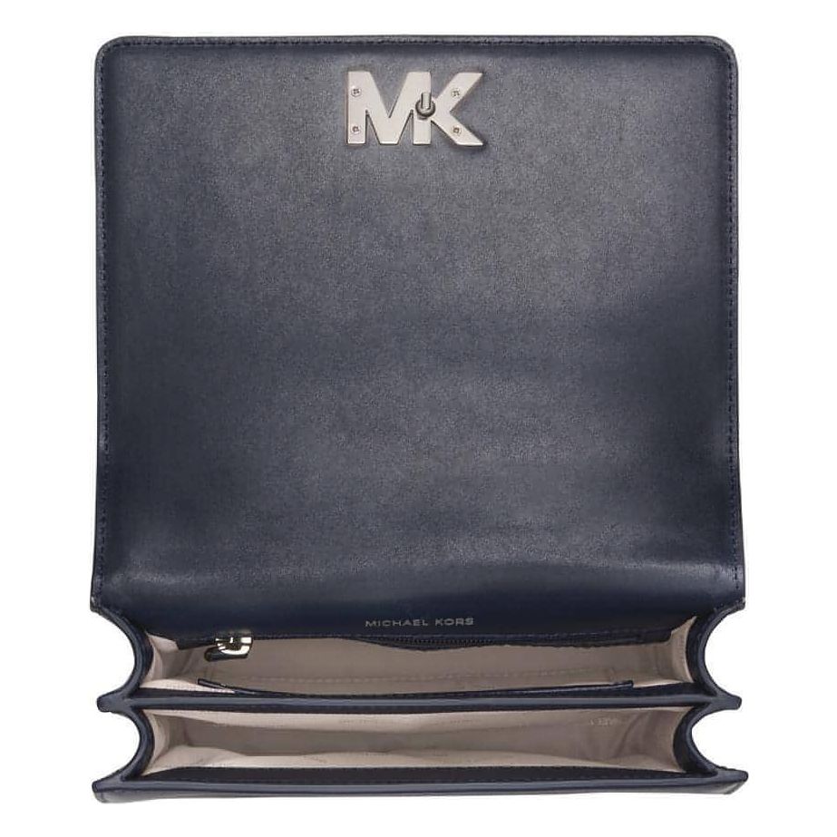 Michael Kors Handbag Mott Colorblock Chain Swag Crossbody (Luxe Teal/Admiral/Silver) - Brandat Outlet, Women's Handbags Outlet ,Handbags Online Outlet | Brands Outlet | Brandat Outlet | Designer Handbags Online |