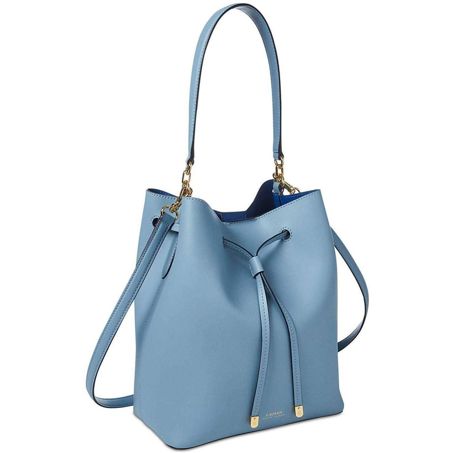 Ralph Lauren Handbag - Dryden Debby Leather Drawstring (Blue Mist/Cosmic Blue) - Brandat Outlet, Women's Handbags Outlet ,Handbags Online Outlet | Brands Outlet | Brandat Outlet | Designer Handbags Online |