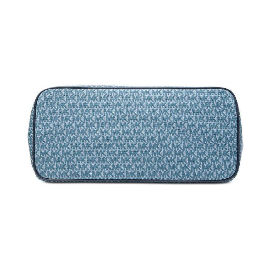 Michael Kors Carter Denim MK Open Tote (Denim Multi/Gold) - Brandat Outlet, Women's Handbags Outlet ,Handbags Online Outlet | Brands Outlet | Brandat Outlet | Designer Handbags Online |