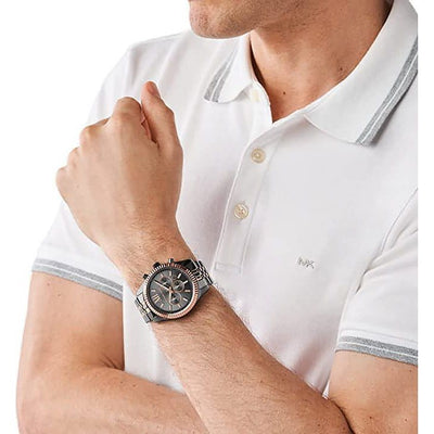 Michael Kors Men's Watch - Lexington Chronograph Stainless Steel Watch 44mm (MK8561) - Brandat Outlet