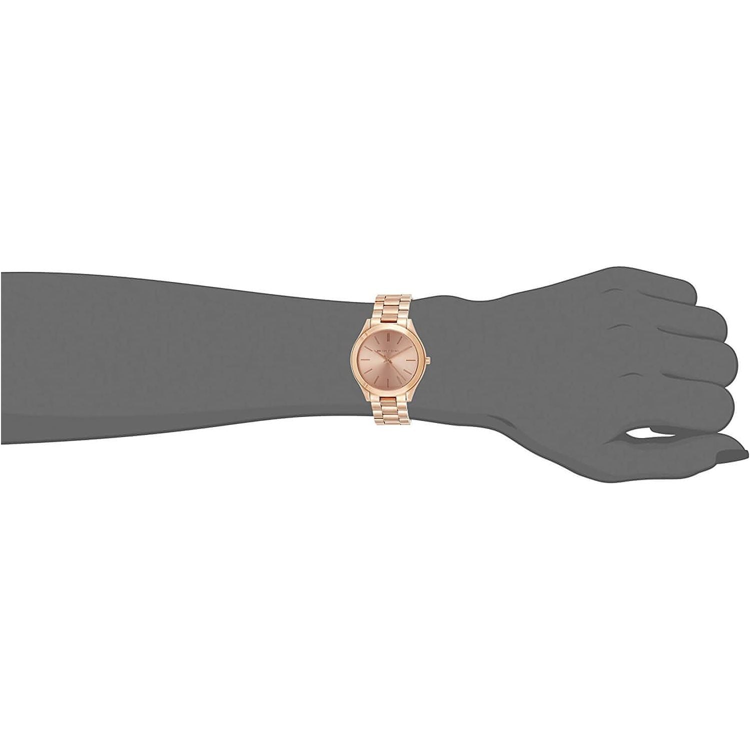 Michael Kors Women's Watch - Slim Runway Three-Hand Stainless Steel Quartz 42mm (MK3197) - Brandat Outlet