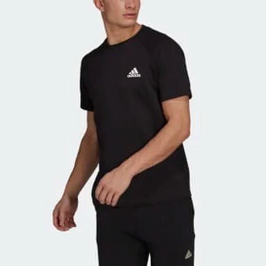 adidas-adidas ESSENTIALS Men's T-Shirt EMBROIDERED SMALL LOGO TEE - Brandat Outlet