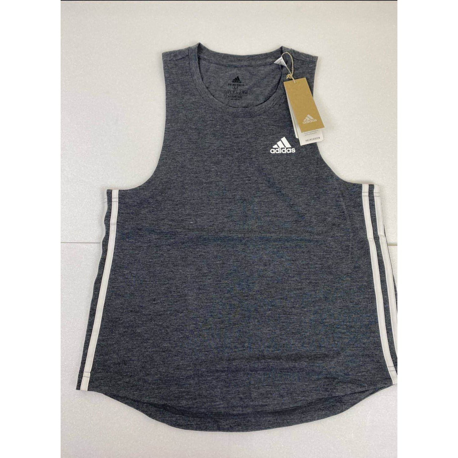 adidas-Adidas Grey/White Tank for Women - Brandat Outlet