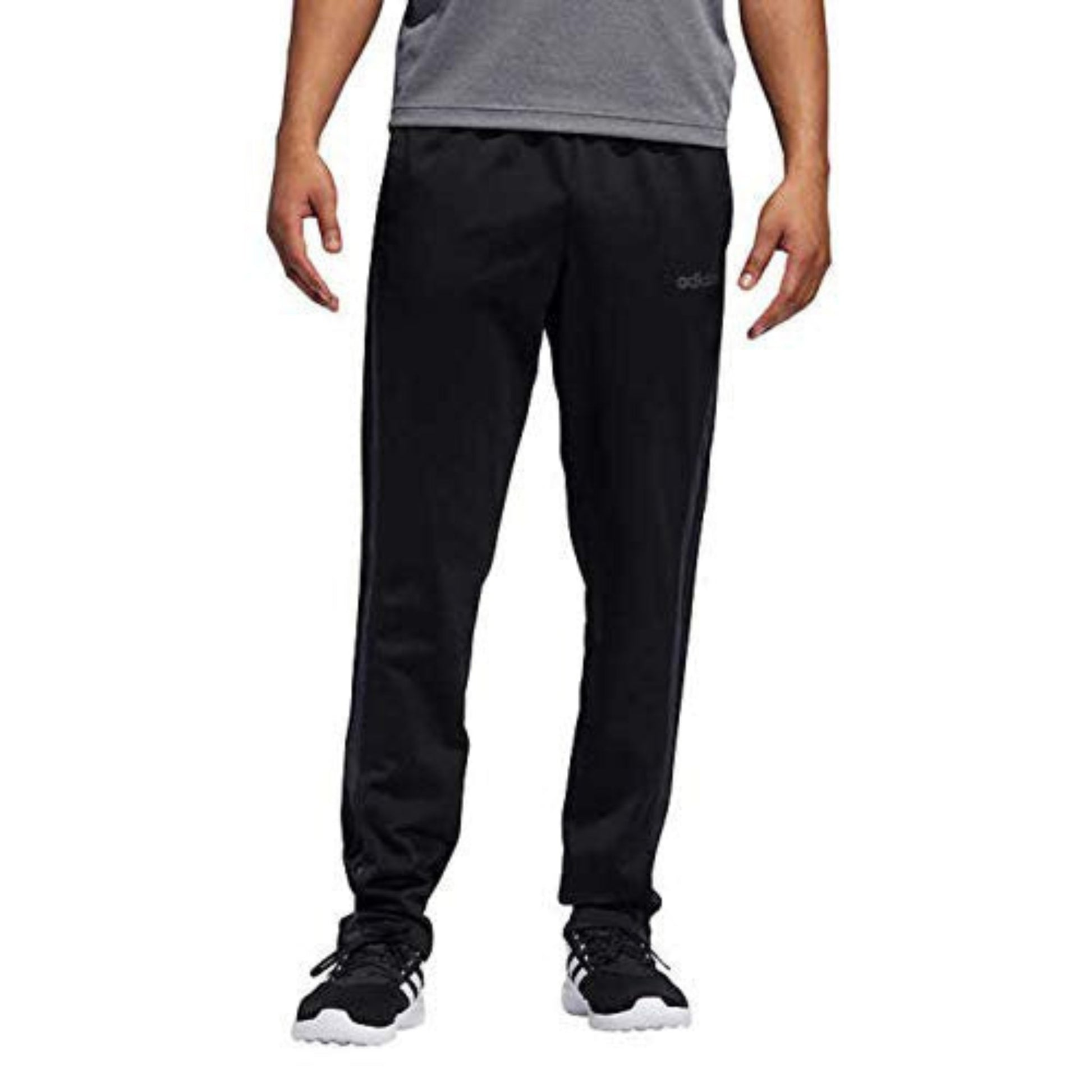 adidas-adidas Men's Essential Tricot Zip Pants (Black/Carbon/Black) - Brandat Outlet