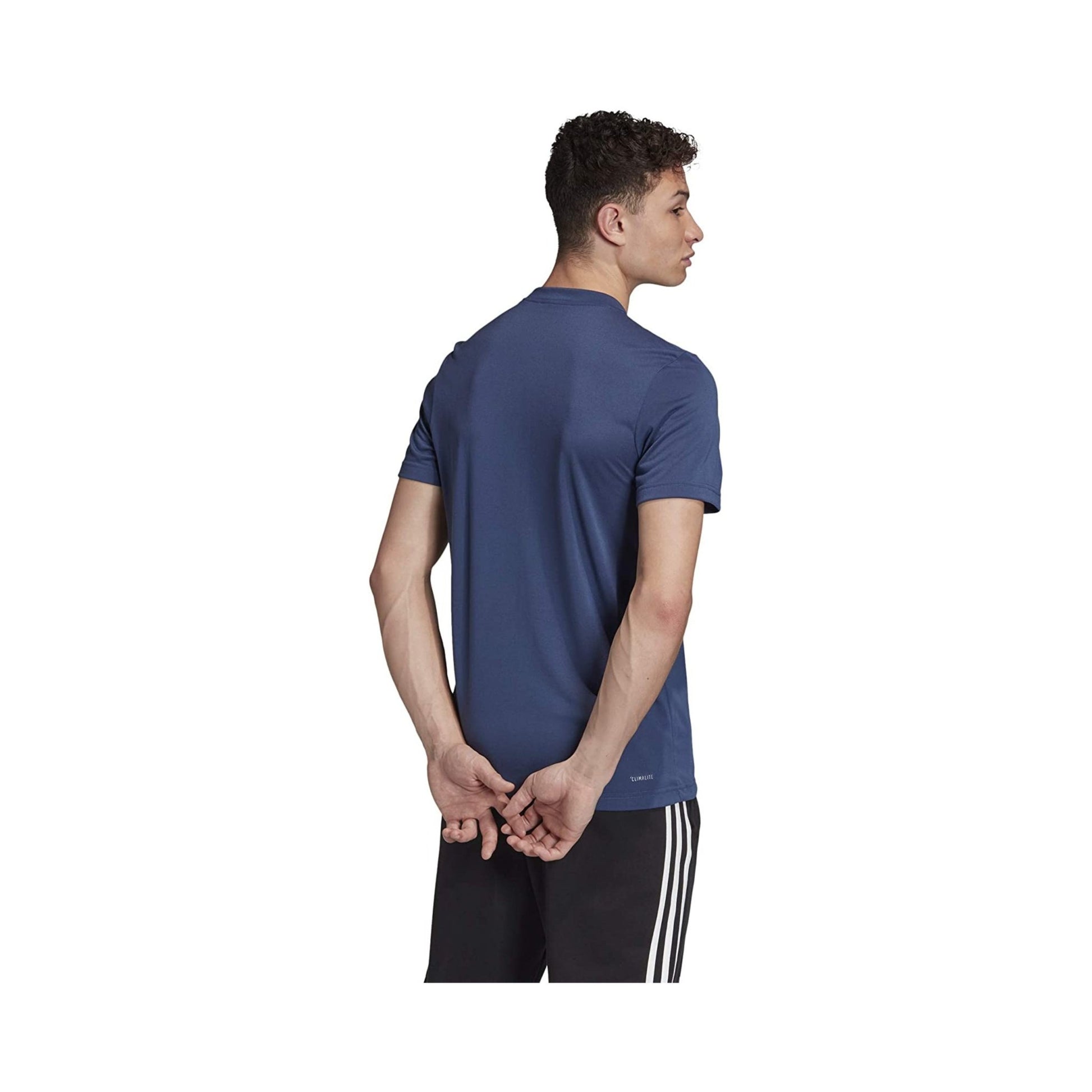 adidas-adidas T-shirt for men - Designed 2 Move Climalite Soft Logo Tee (Size: Medium) - Brandat Outlet