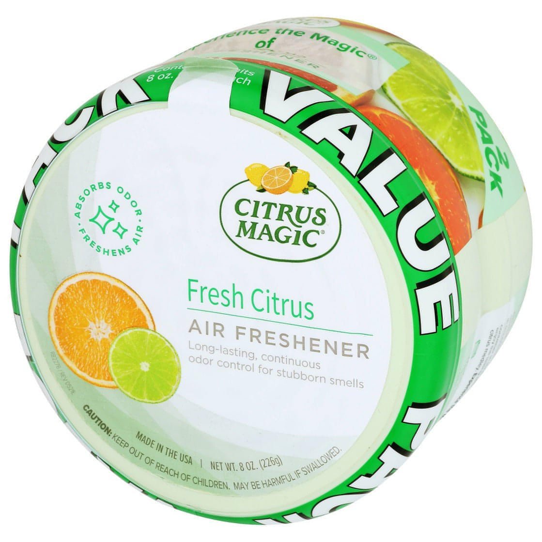 Citrus Magic-Air Freshener - Citrus Magic Solid Air Freshener Fresh Citrus (226g) - Brandat Outlet