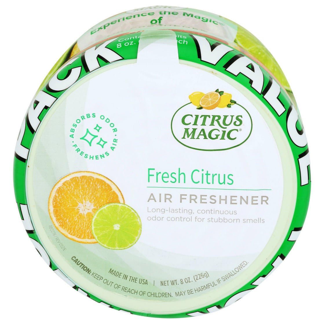 Citrus Magic-Air Freshener - Citrus Magic Solid Air Freshener Fresh Citrus (226g) - Brandat Outlet