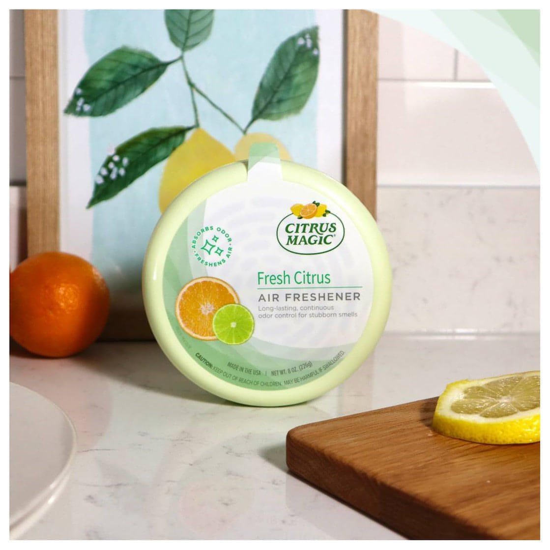 Citrus Magic-Air Freshener - Citrus Magic Solid Air Freshener Fresh Citrus (226g) - Brandat Outlet