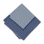 Alfani-Alfani Mens Payne Grid Pocket Square, Blue, Size: OS - Brandat Outlet