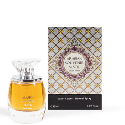 Arabian Souvenir-Arabian Souvenir Silver Unisex - Eau de Parfum - 55ml - Brandat Outlet