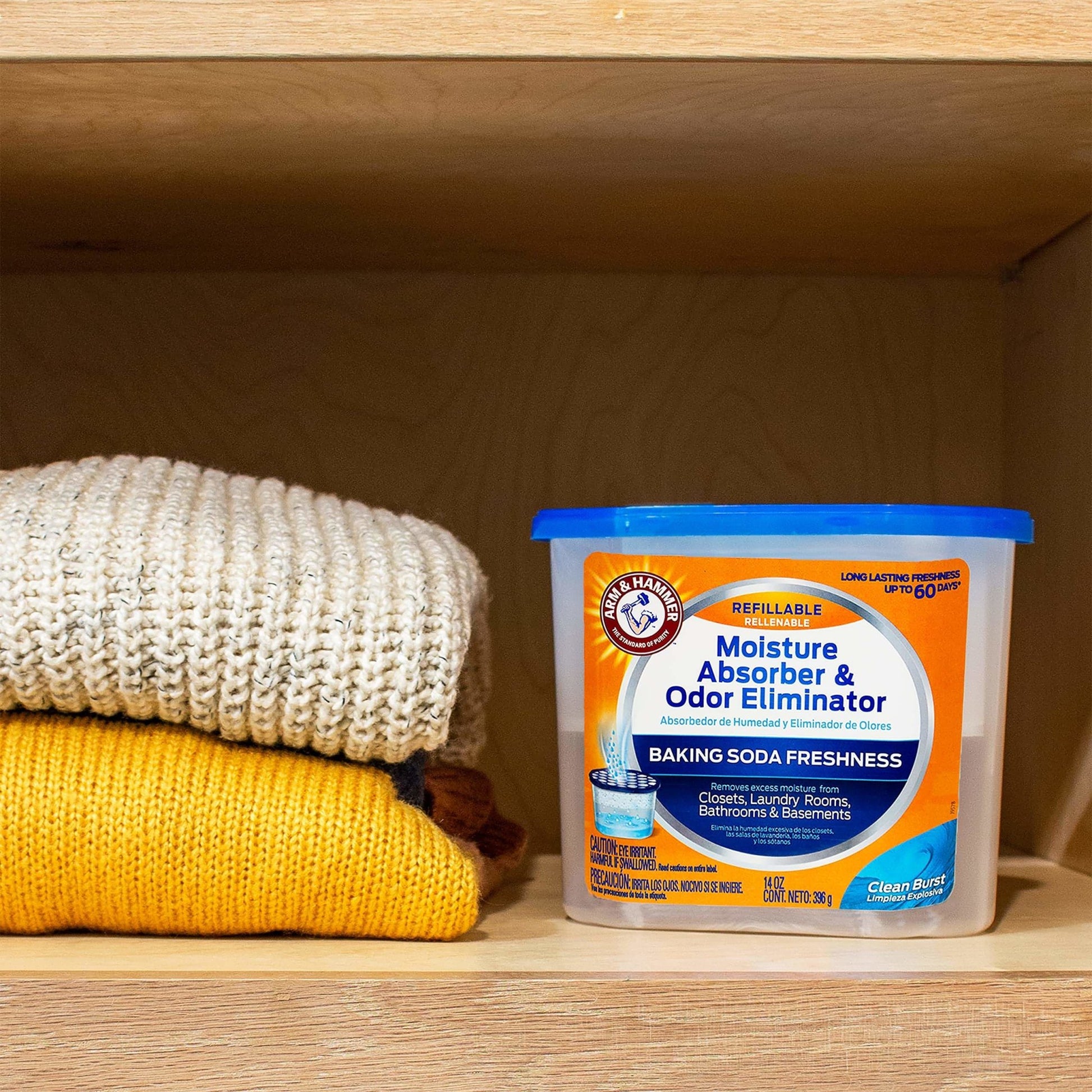 Arm And Hammer Moisture Absorber And Odor Eliminator Refill