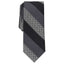 BAR III-BAR III Mens Skinny Diagonal Stripe Tie, Gray, Size: OS - Brandat Outlet
