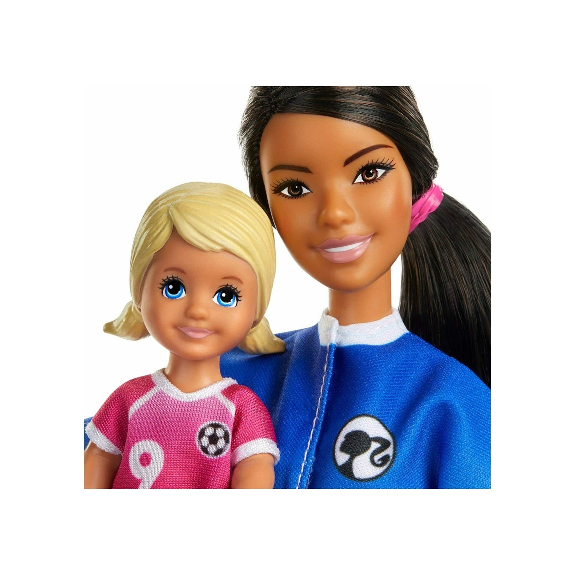 Barbie-Barbie Soccer Coach Playset with Brunette Soccer Coach Doll - Brandat Outlet