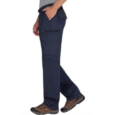 BC Clothing-BC Clothing Men's Lined Cargo Pant Navy blue - Brandat Outlet