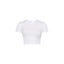 BCBGeneration-BCBGeneration Cropped Baby T-Shirt - White (Size Large) - Brandat Outlet