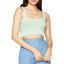 BCBGeneration-BCBGeneration Cropped Knit Sweater Top, Green, Size: XS - Brandat Outlet